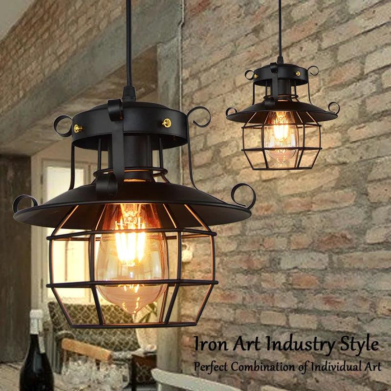 creatieve vintage hangende kroonluchter voor café en restaurant