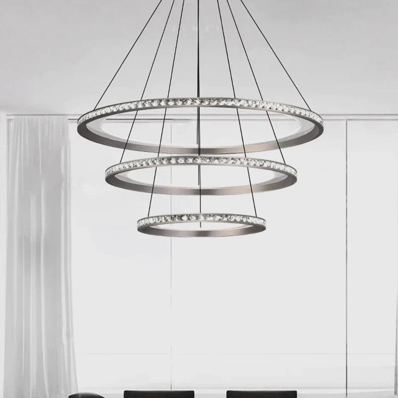 moderne hanglamp met binnenverlichting en led