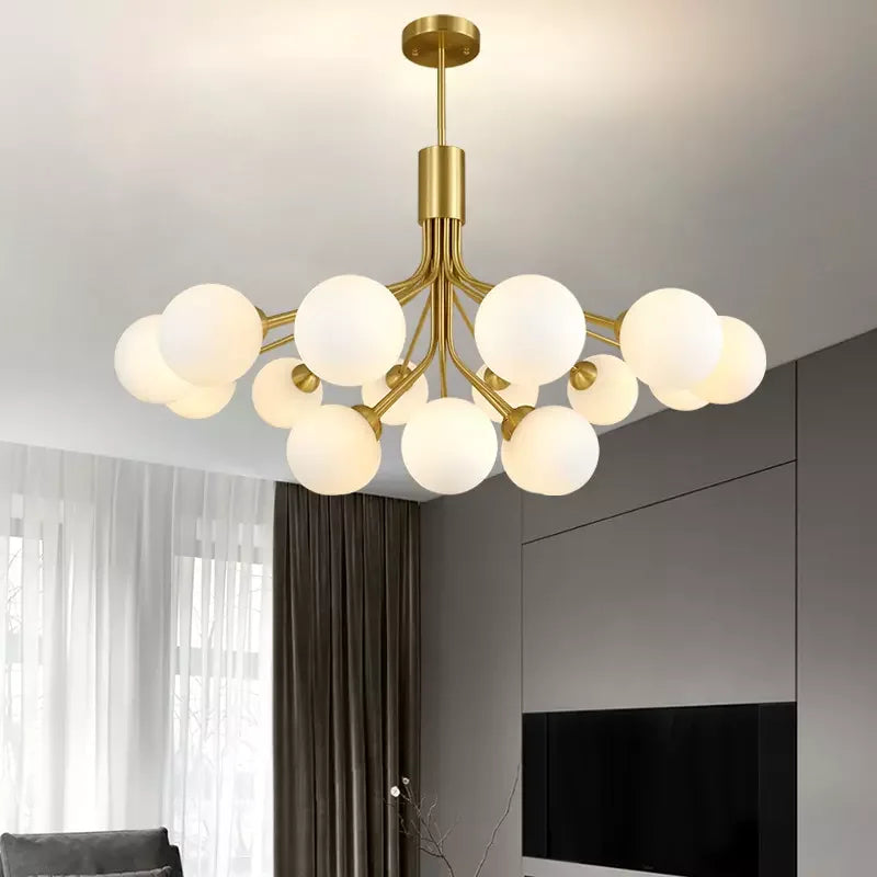 Noordse LED design bol hanglamp
