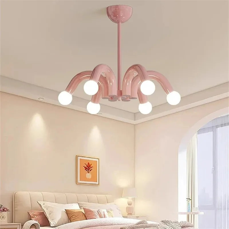 Scandinavische led kroonluchter in art deco stijl voor elegante decoratie