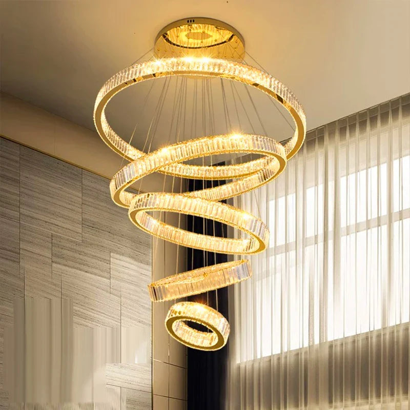 Moderne kristallen kroonluchter voor huisdecoratie