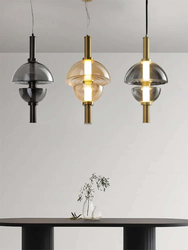 glazen lampenkap in Scandinavisch design voor moderne ruimte