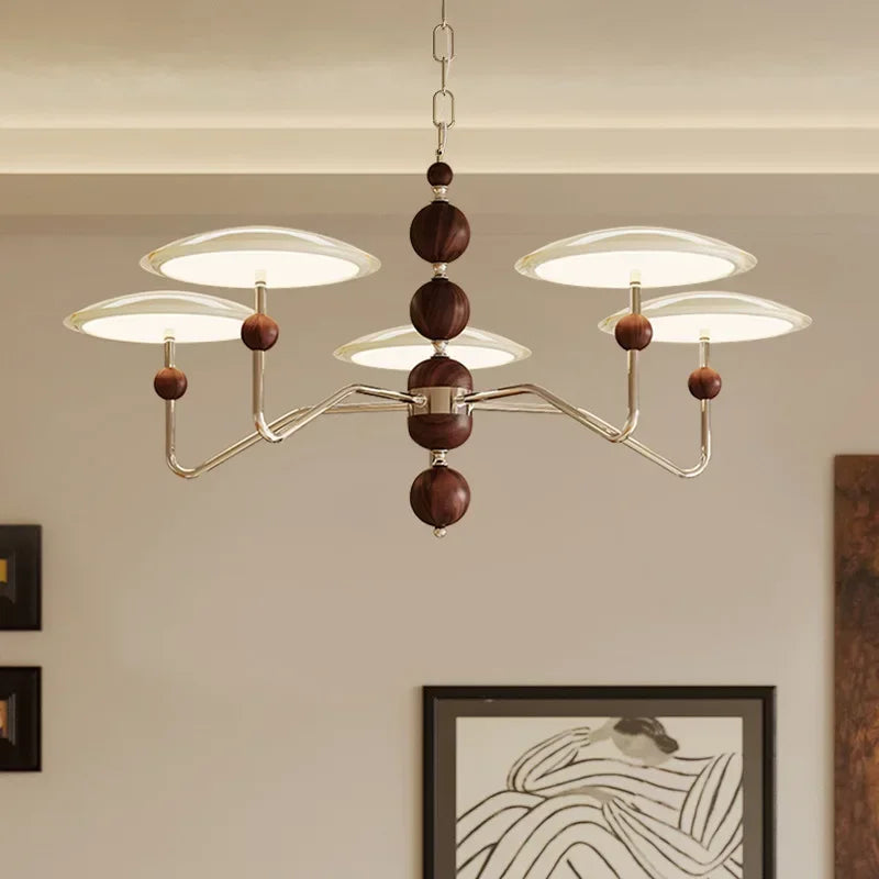 moderne noordse design plafondlamp vliegende schotel met led-licht