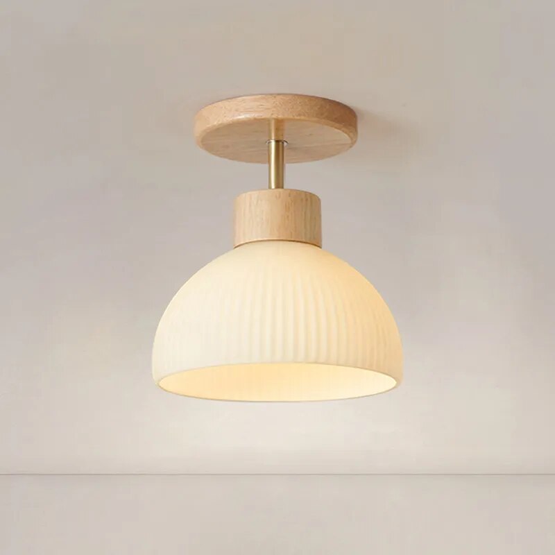 Moderne glazen LED-kroonluchter