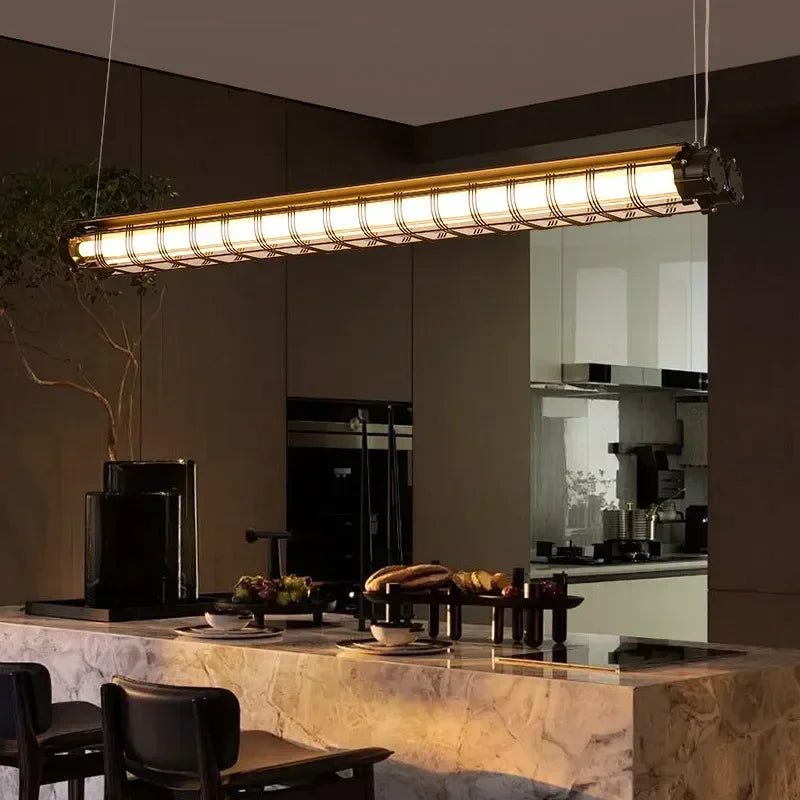 retro industriële plafondlamp van metaal met led-licht