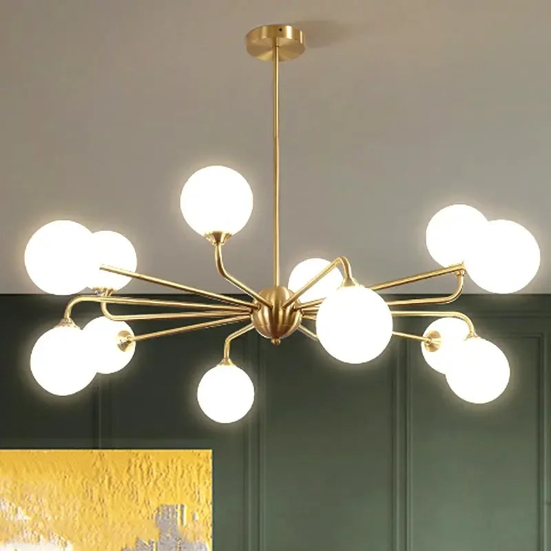 Moderne elegante noordse LED-kroonluchter