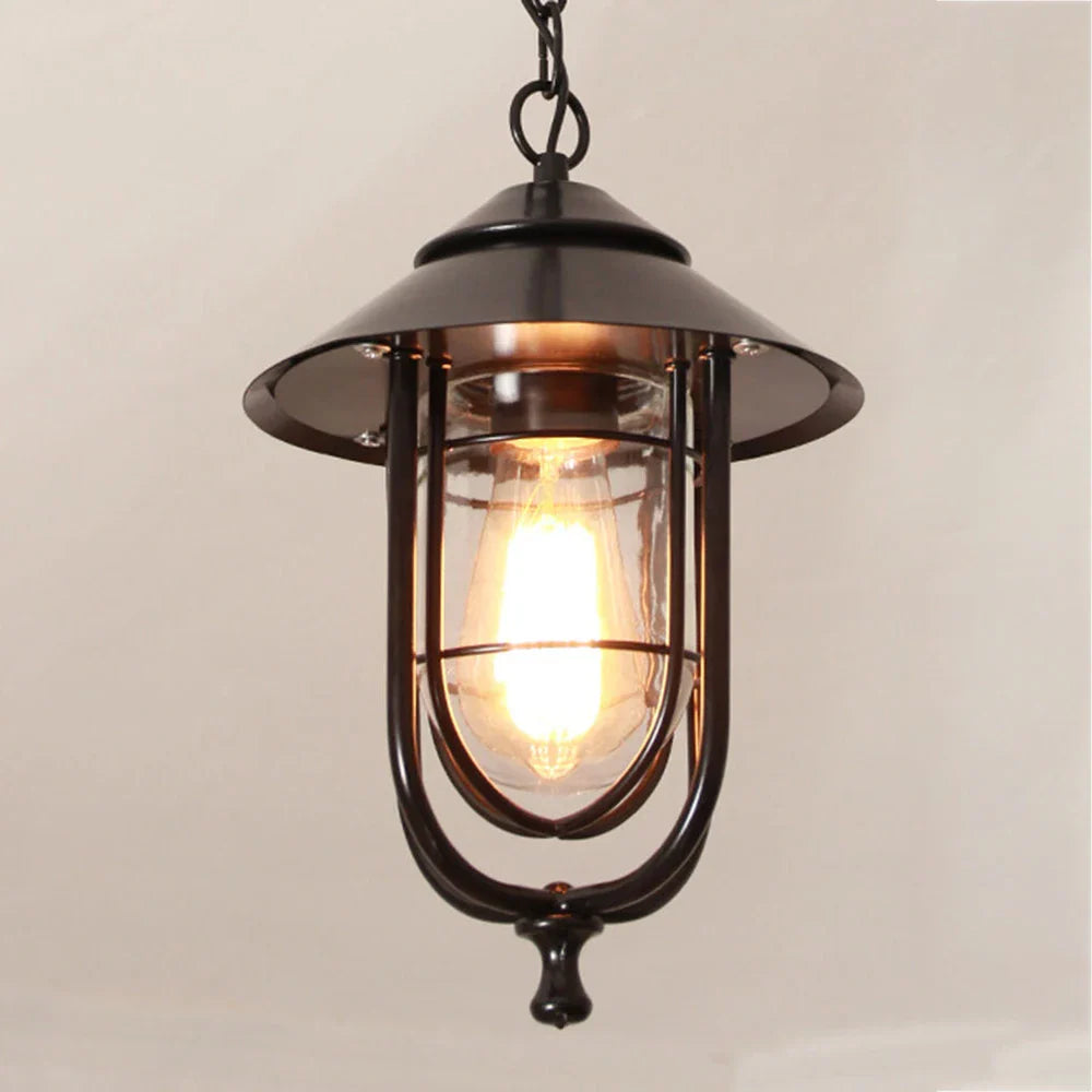 retro buitenkroonluchter voor tuin- en padverlichting