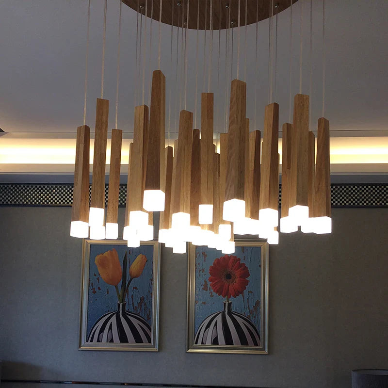 moderne houten hanglamp voor alle ruimtes