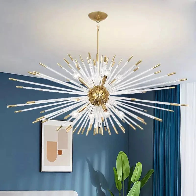 luxe kristal design paardenbloem led hangkroonluchter