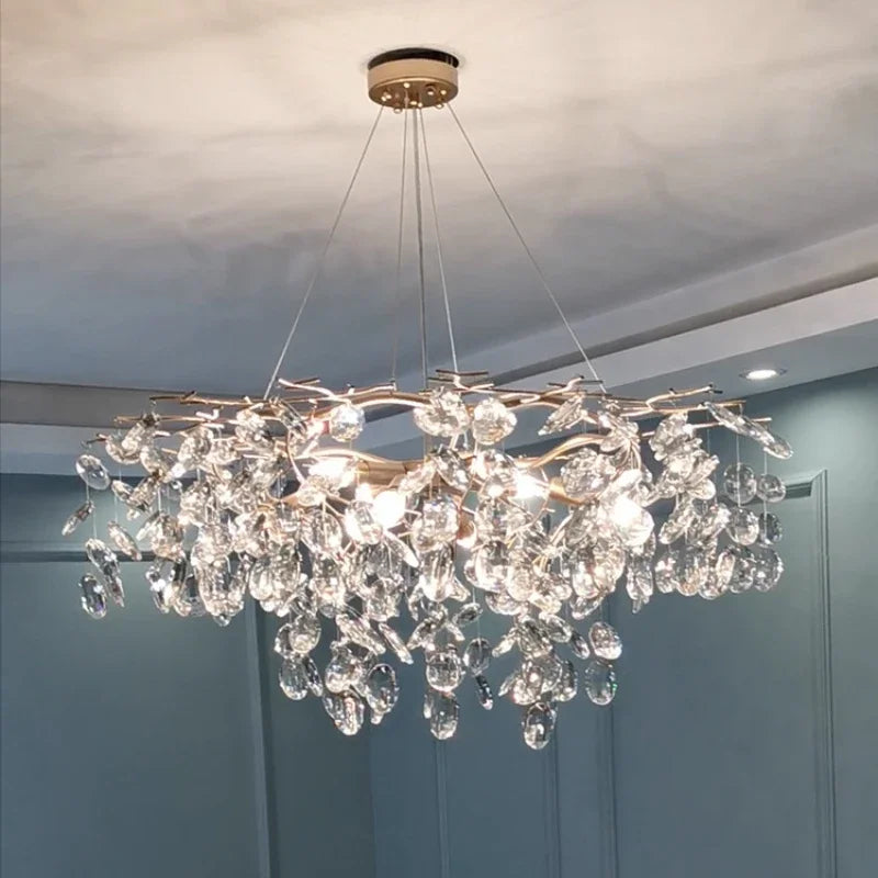 luxe kristallen kroonluchter voor verfijnde verlichting