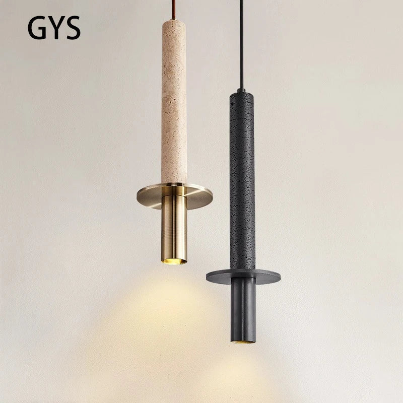 Moderne LED-hanglamp nordische lange eenvoudige lijn