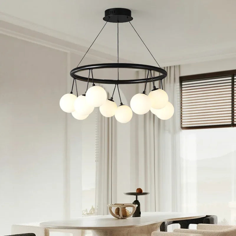 Led hangkroonluchter in boonvorm met kers ophanging