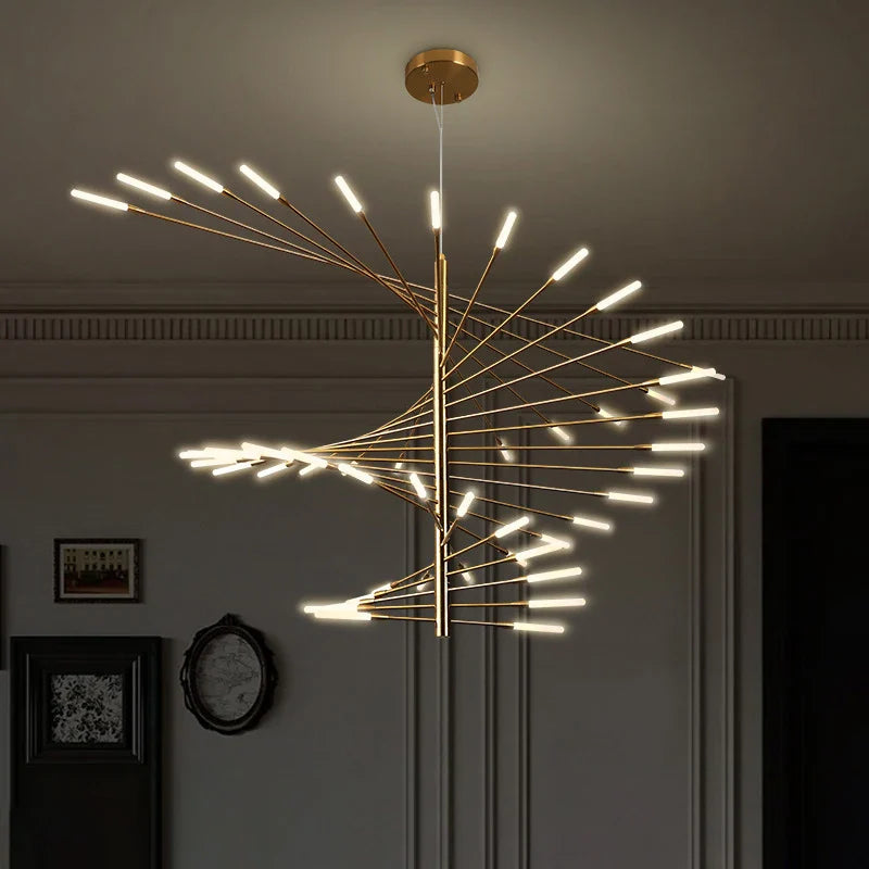Moderne led kroonluchter minimalistisch design voor binnenhuisdecoratie