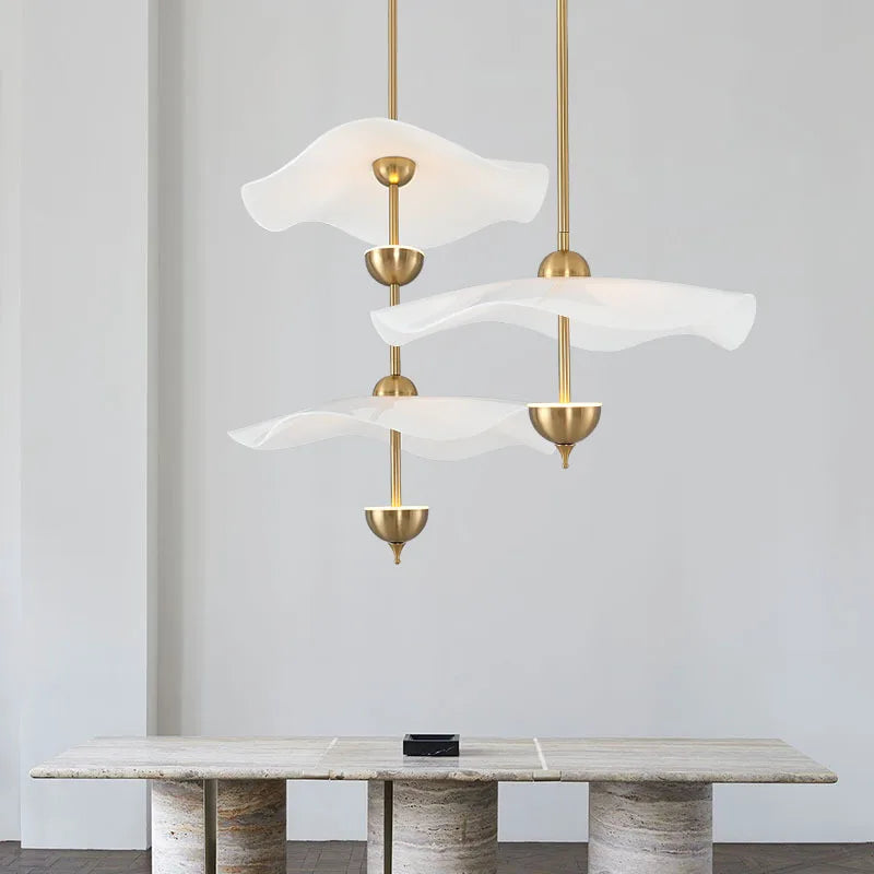 creatieve Scandinavische kroonluchter in lotusbloemvorm voor binnenhuisdecoratie