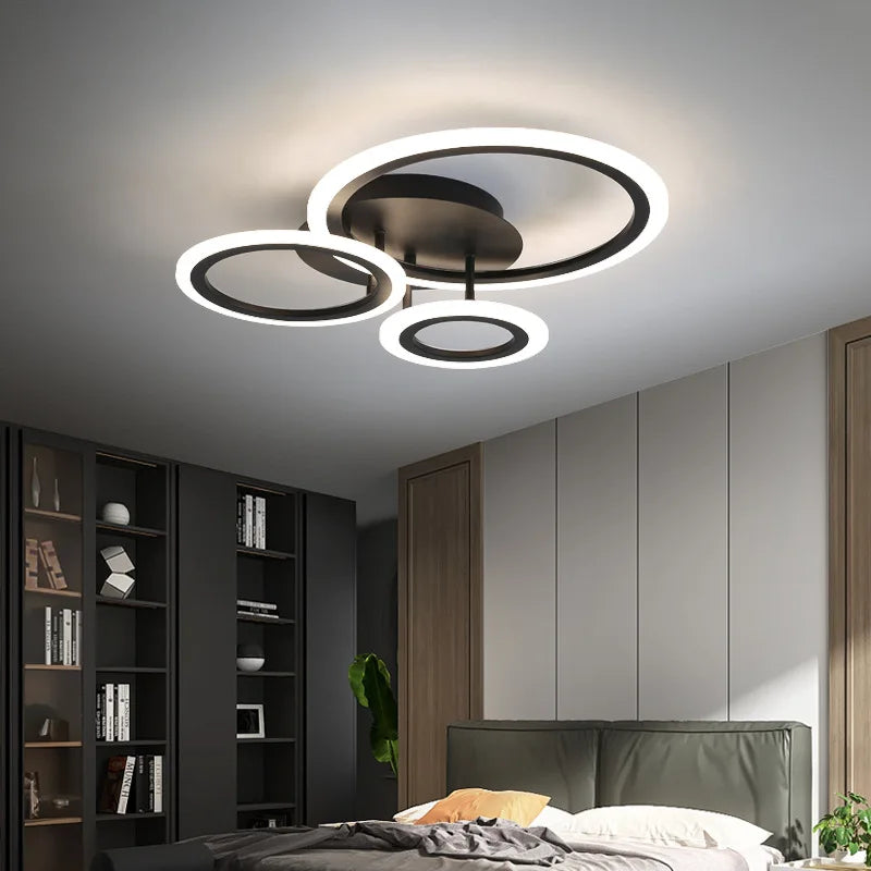 Moderne eigentijdse ringkroonluchter