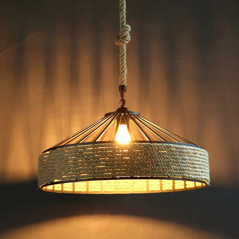 ijzeren touw industriële Amerikaanse loft kroonluchter, creatieve spot, restaurant, bar, café, eetkamer, hanglamp DropLight