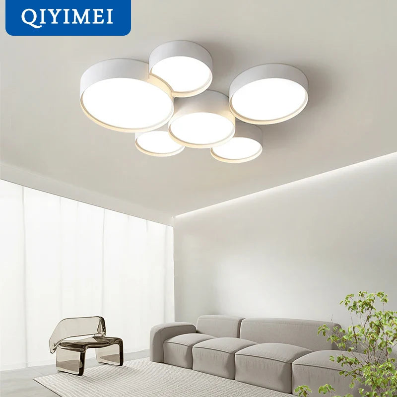 Strak design LED-kroonluchter sfeer