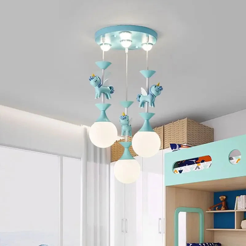 Moderne LED-design kroonluchter voor meisjes