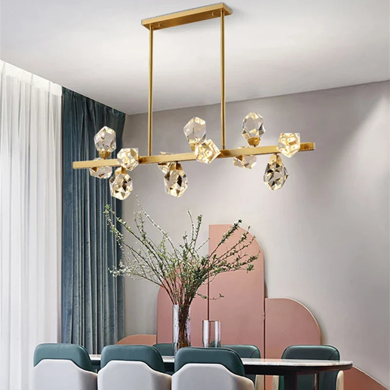 Nordische kristallen design kroonluchter