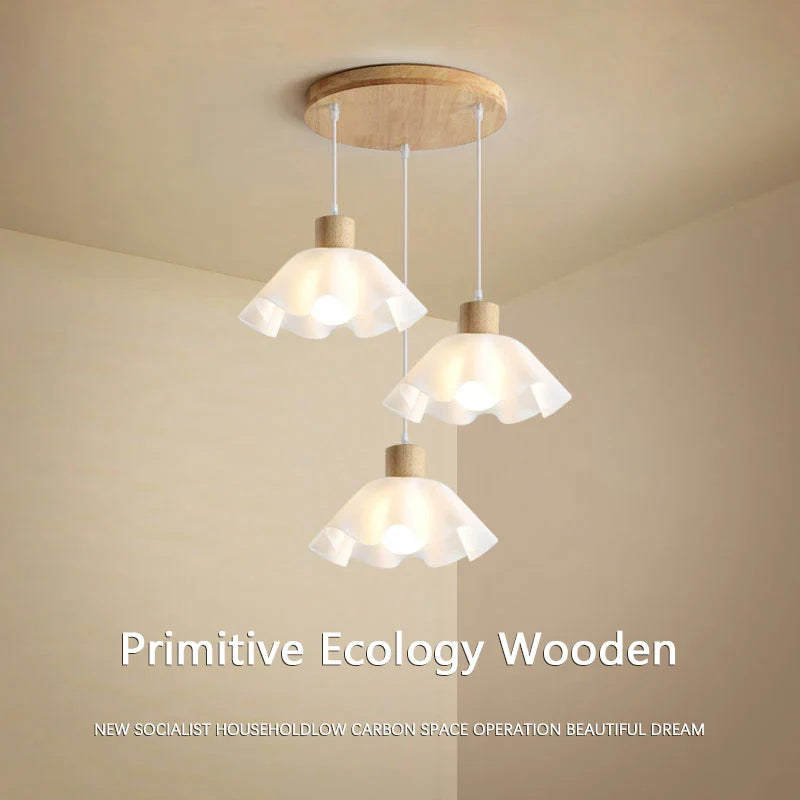 Elegant Scandinavisch Design Houten Hanglamp