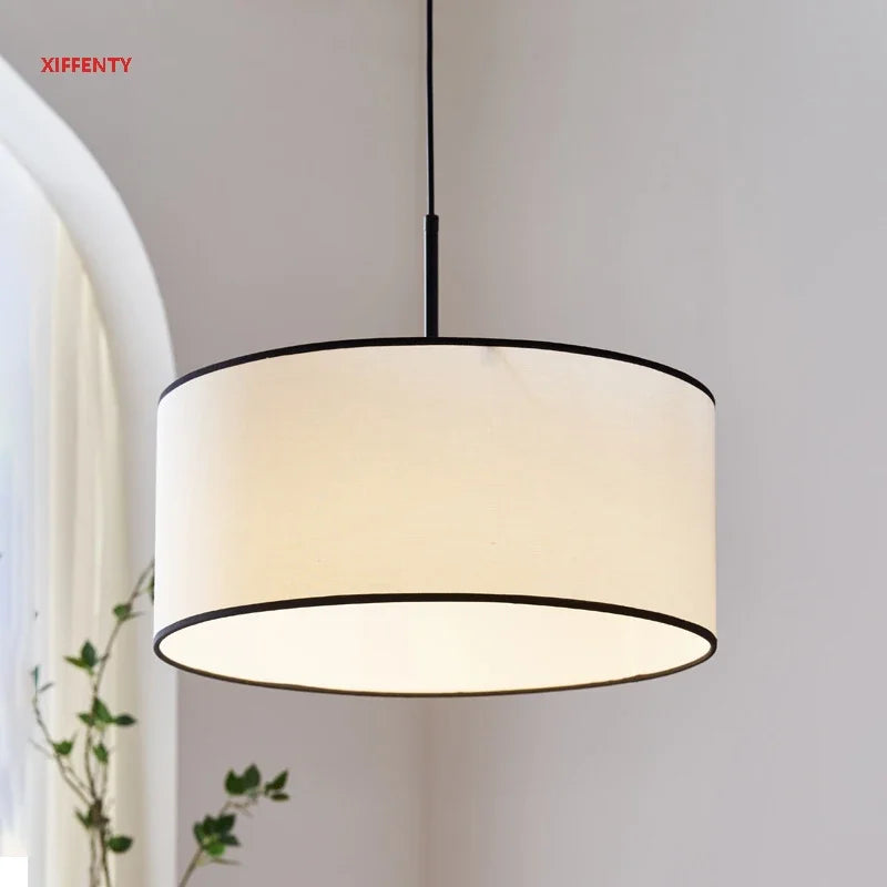 moderne nordische stoffen LED-hanglamp