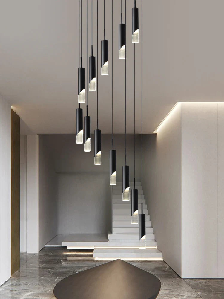 noordse moderne acryl hanglamp voor creatieve binnenverlichting
