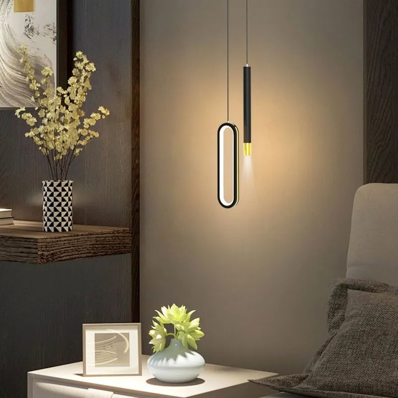 minimalistische nordische led lampenkroon huis