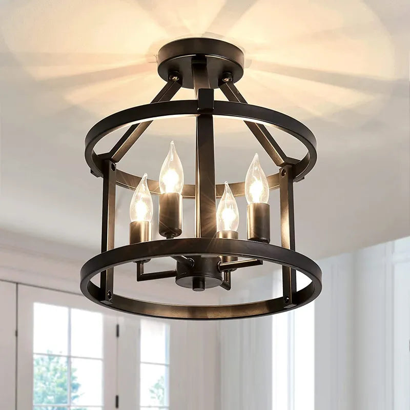 Rustieke Amerikaanse vintage design hanglamp