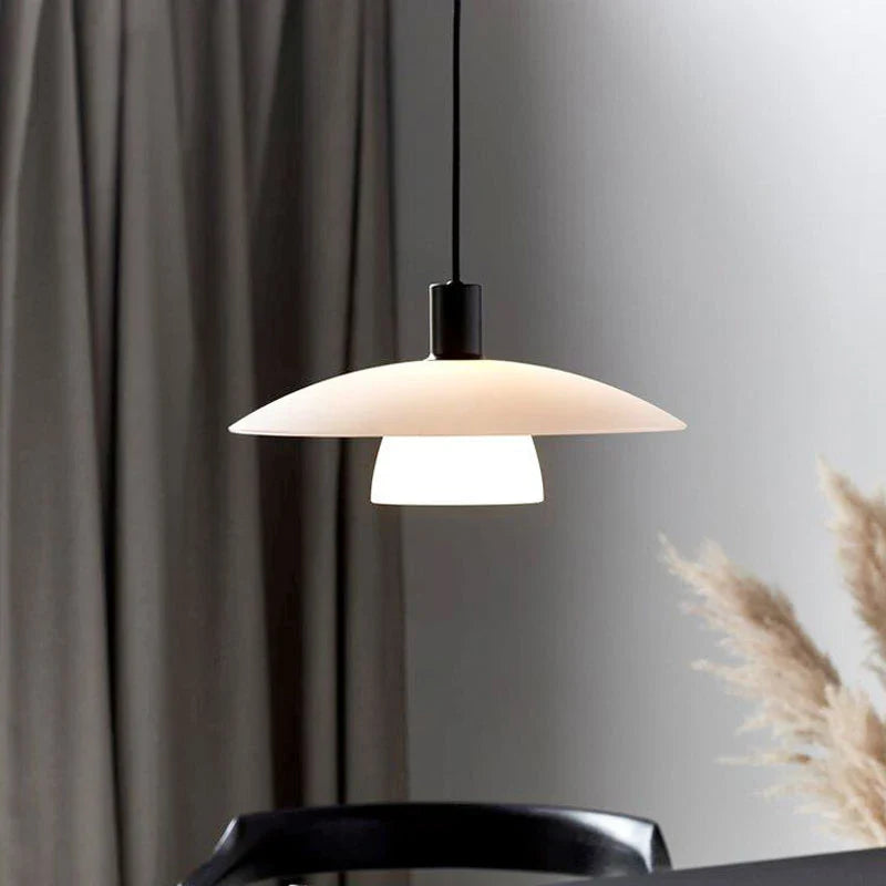 minimalistische Japanse stijl glazen kroonluchter voor restaurant en café