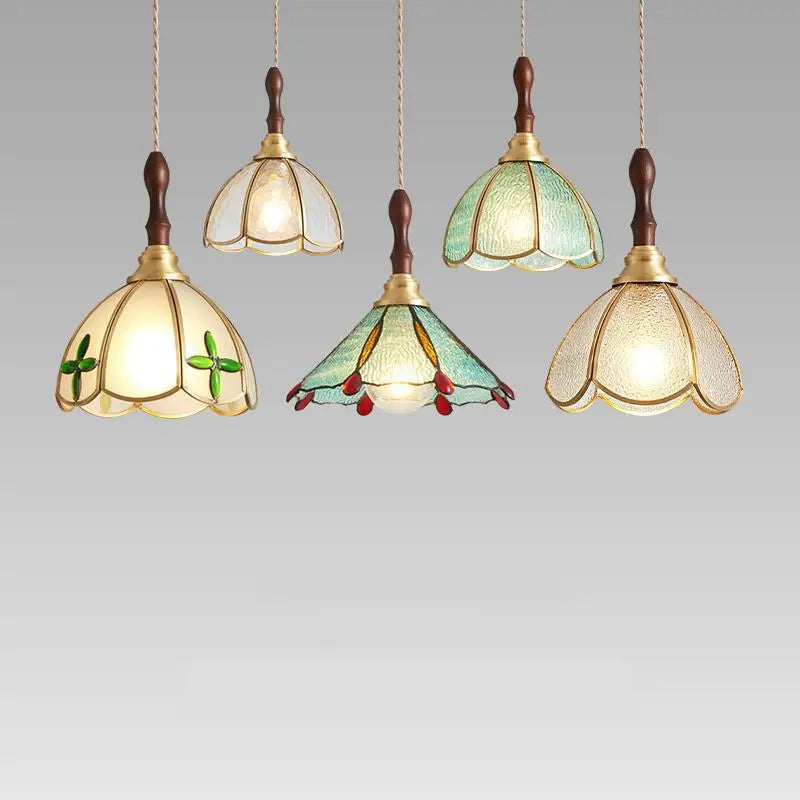 Vintage koperen retro design kroonluchter