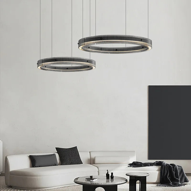moderne luxe Noordse glazen led kroonluchter