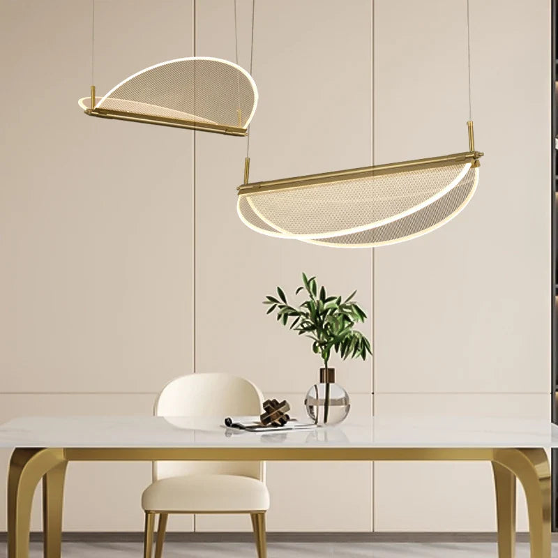 rechthoekige minimalistische creatieve hanglamp met verstelbare hoek
