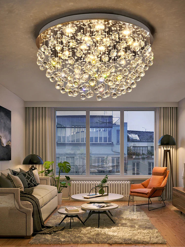 moderne kristallen kroonluchter voor luxe verlichting