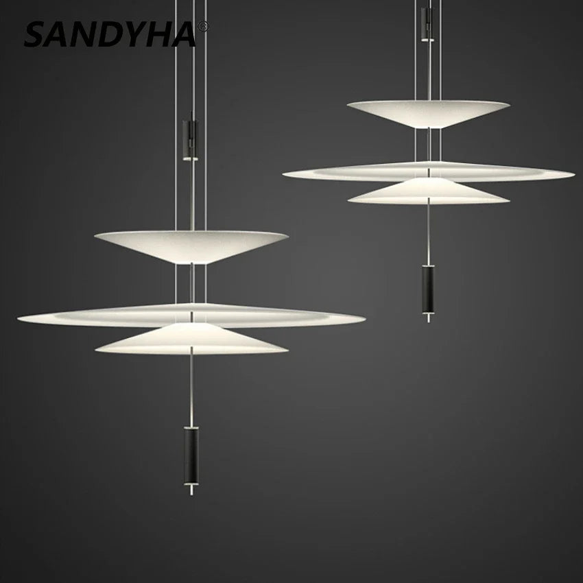 Futuristische verlichte Sandyha designlamp