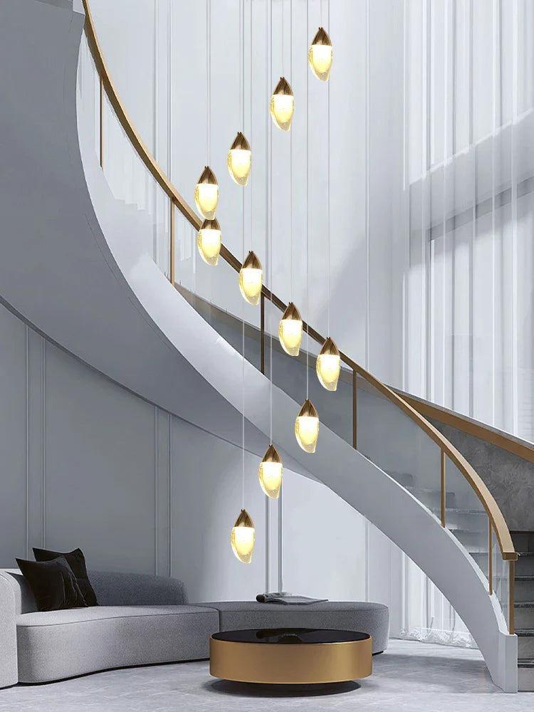 luxe design kristallen hanglamp voor moderne verlichting