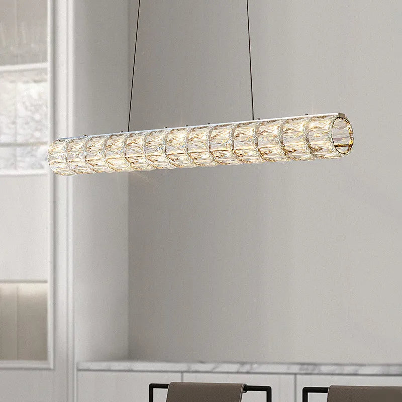 Moderne LED hanglamp van K9 kristal, kunstdecoratie voor huis