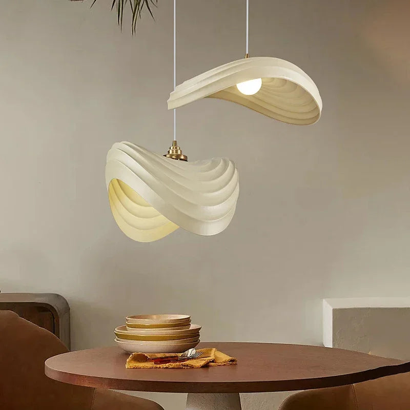 noordelijke minimalistische wabi-sabi led-kroonluchter voor restaurant en bar