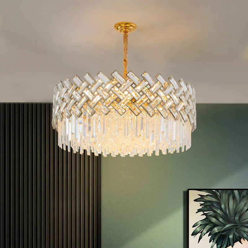 Kristallen kroonluchter, luxe modern design