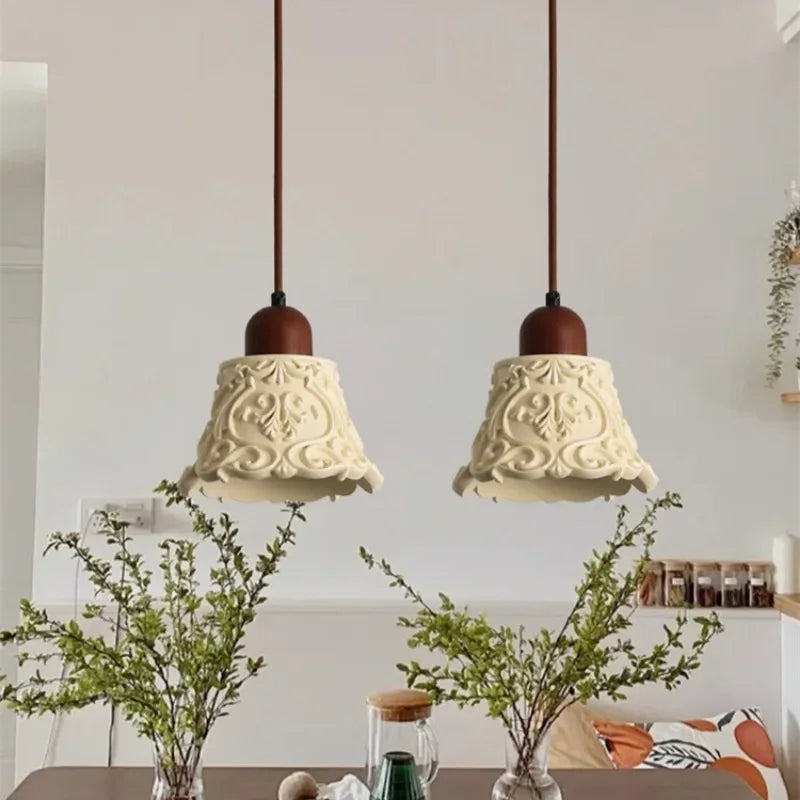 creatieve antieke hars lampenkroon voor retro decoratie