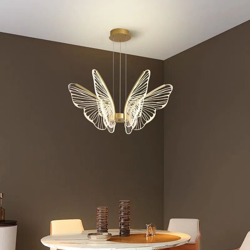 Minimalistische elegante noordse kroonluchter