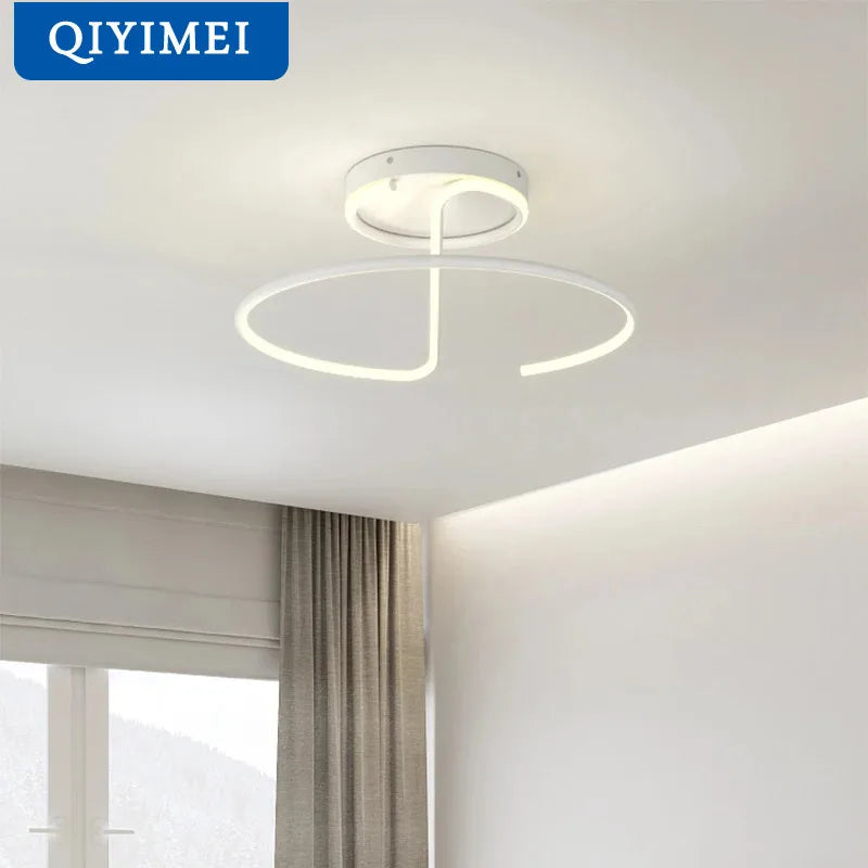 Moderne ronde LED hanglamp lichtgevend