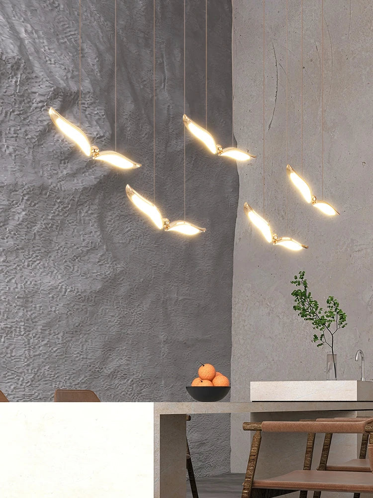 moderne hangende kroonluchter voor creatieve en minimalistische sfeer