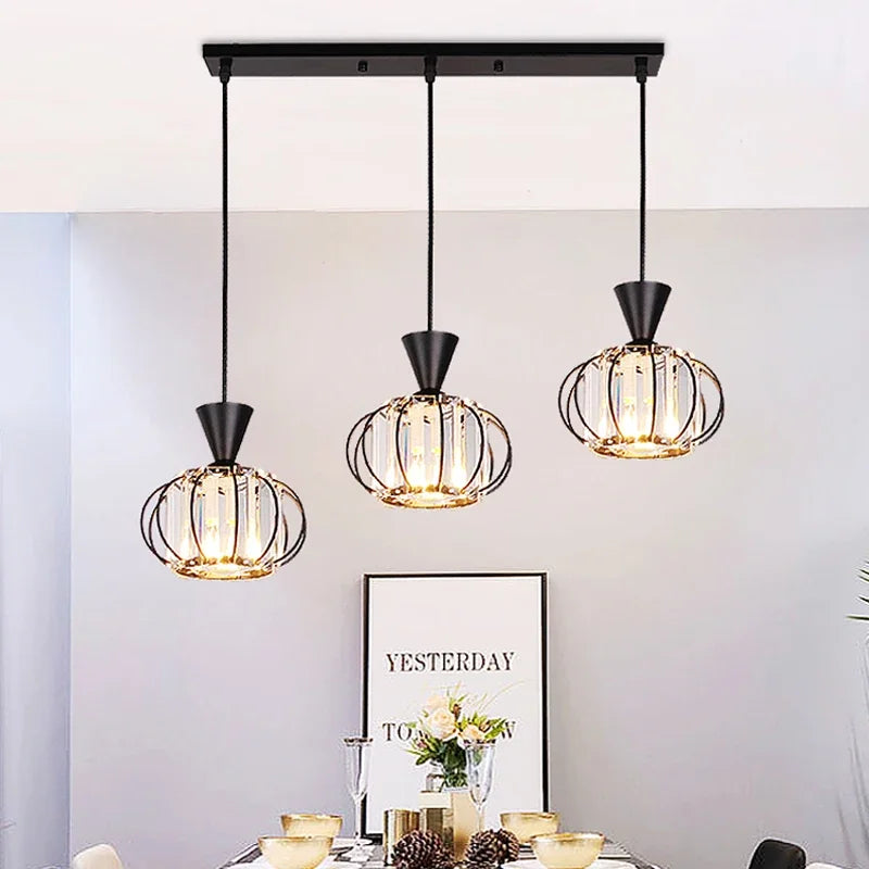 Moderne kristallen kroonluchter voor verfijnd interieur