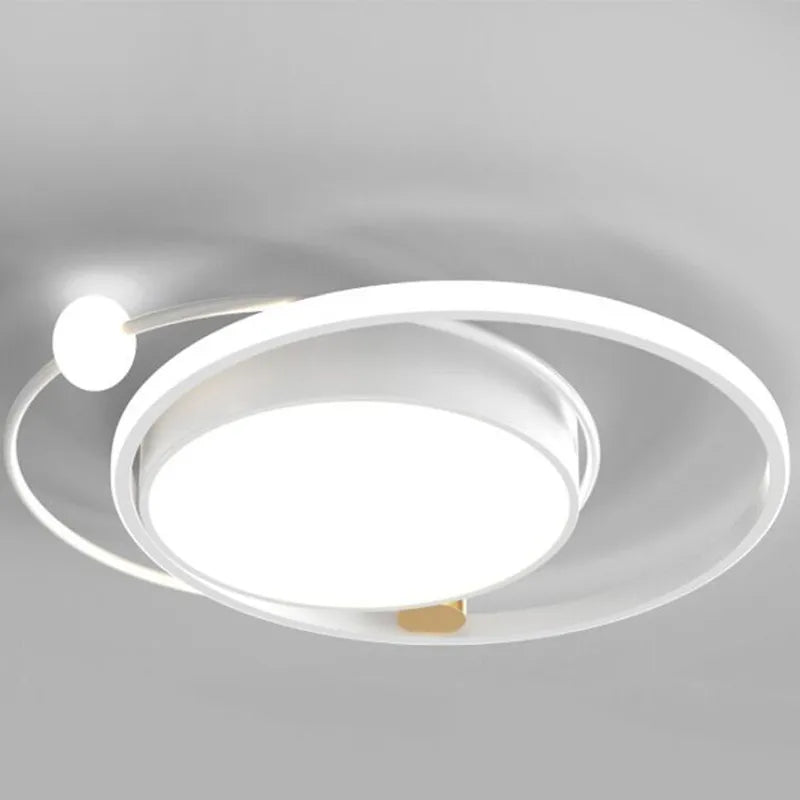 Minimalistische design kroonluchter met afstandsbediening, helder