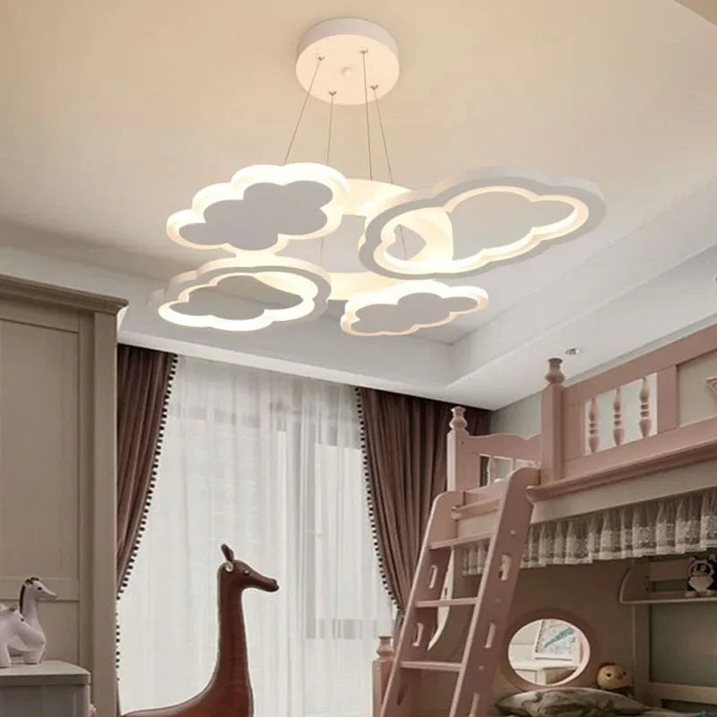 Creatieve moderne led kroonluchter voor kinderkamer en woonkamer