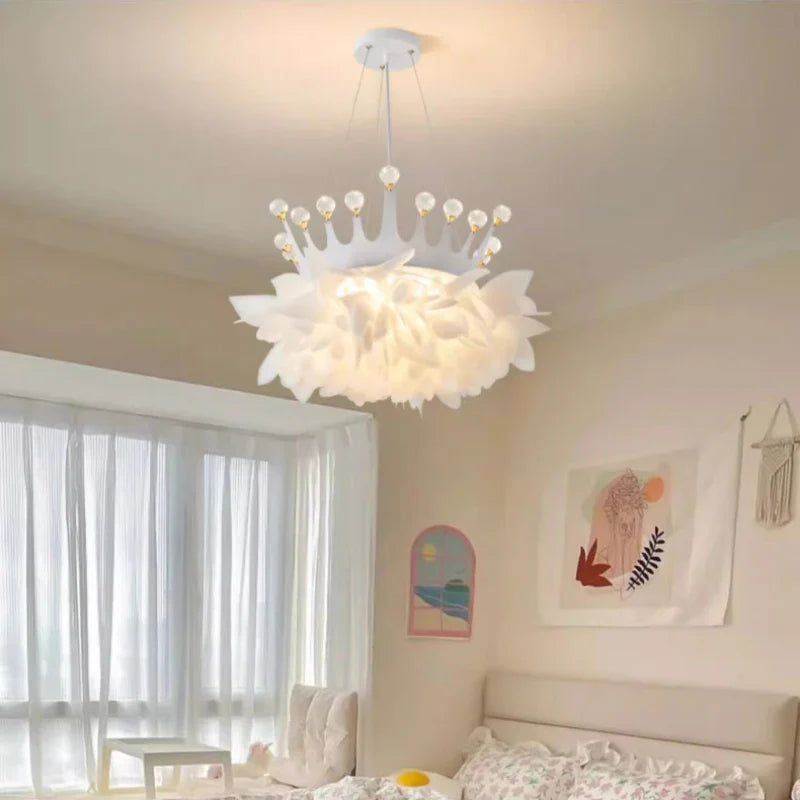 romantische kristallen kroonluchter voor moderne decoratie