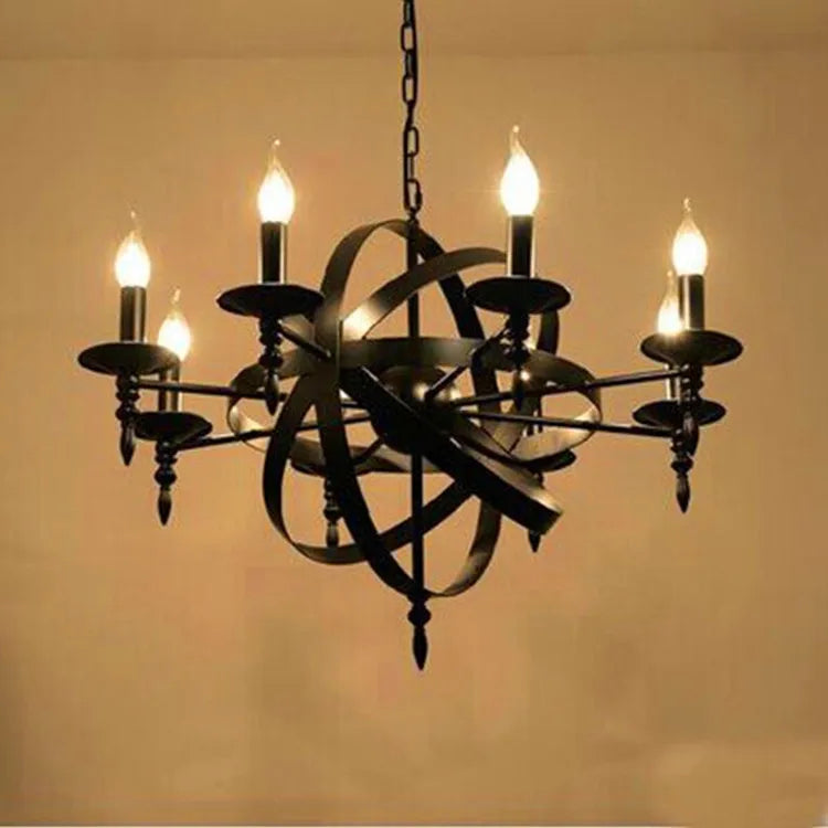 Vintage industriële metalen retro hanglamp