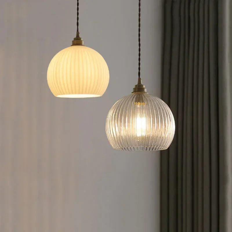 Elegante vintage koperen kroonluchter