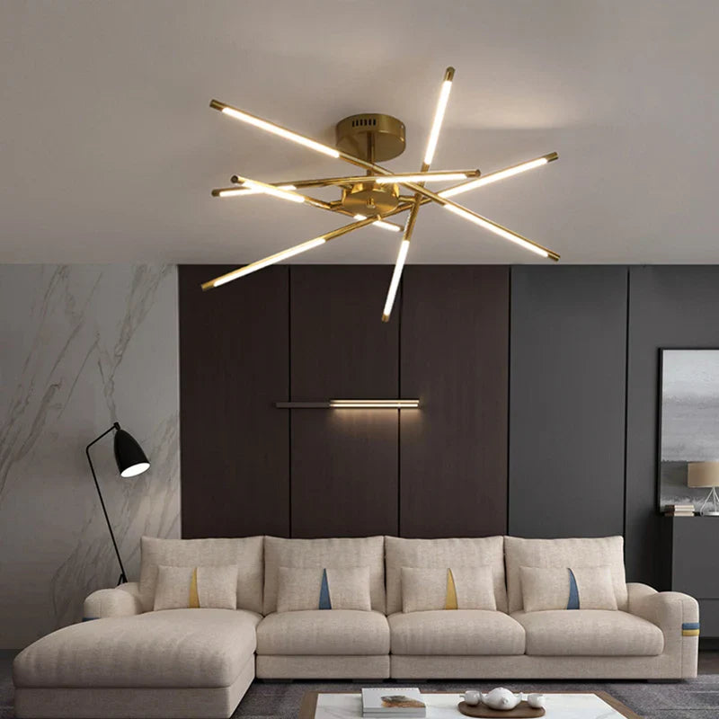 Lichte eigentijdse LED-plafondlamp