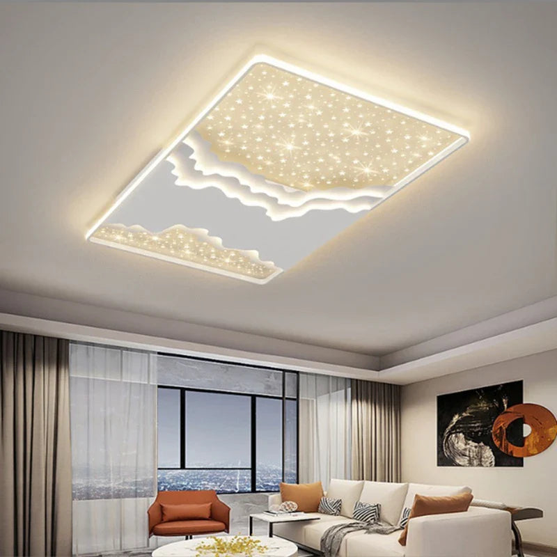 Stervormige plafondlamp in eigentijds design